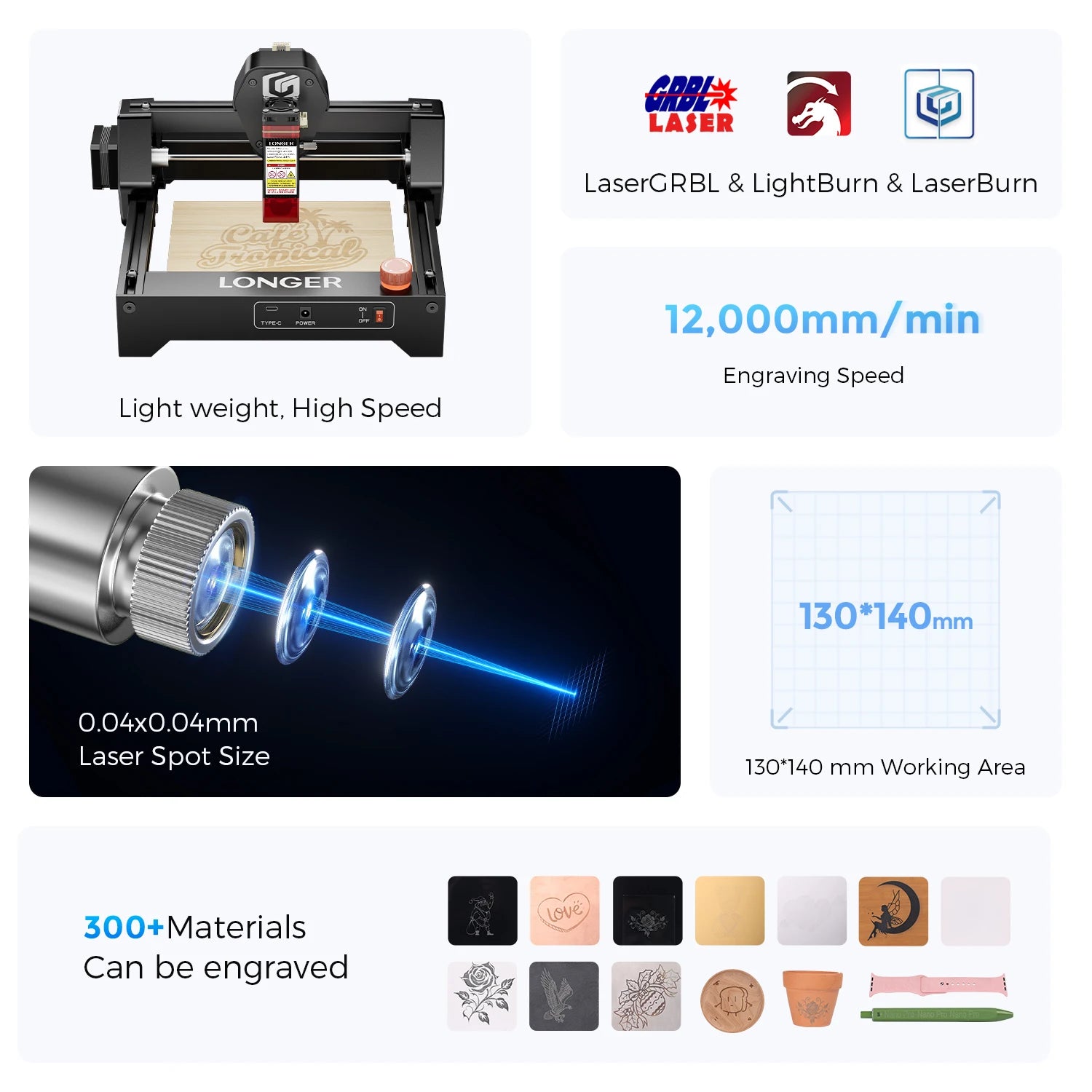 Mini Laser Engraving Cutting Machine