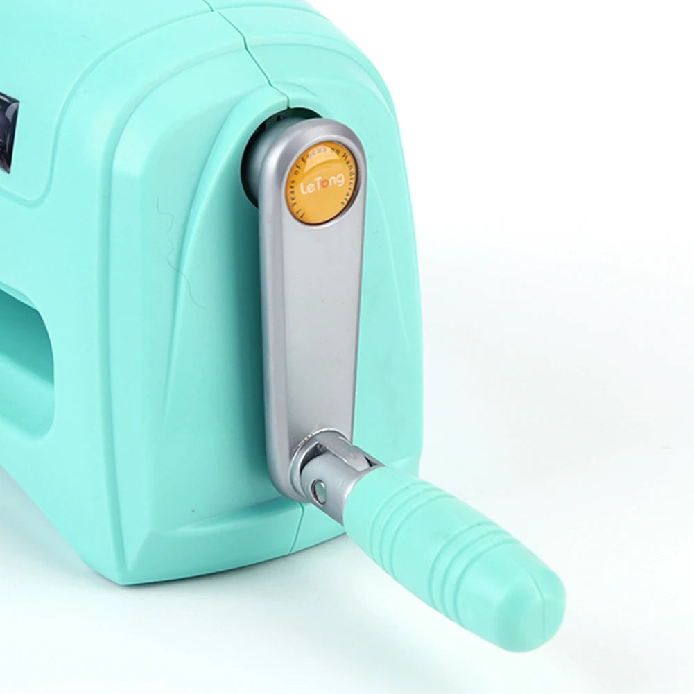 Cutting Embossing Machine Portable Scrapbook Die Cutter Machine Practical Craft Tool with Plastic Backing Plate Home DIY Gadgets