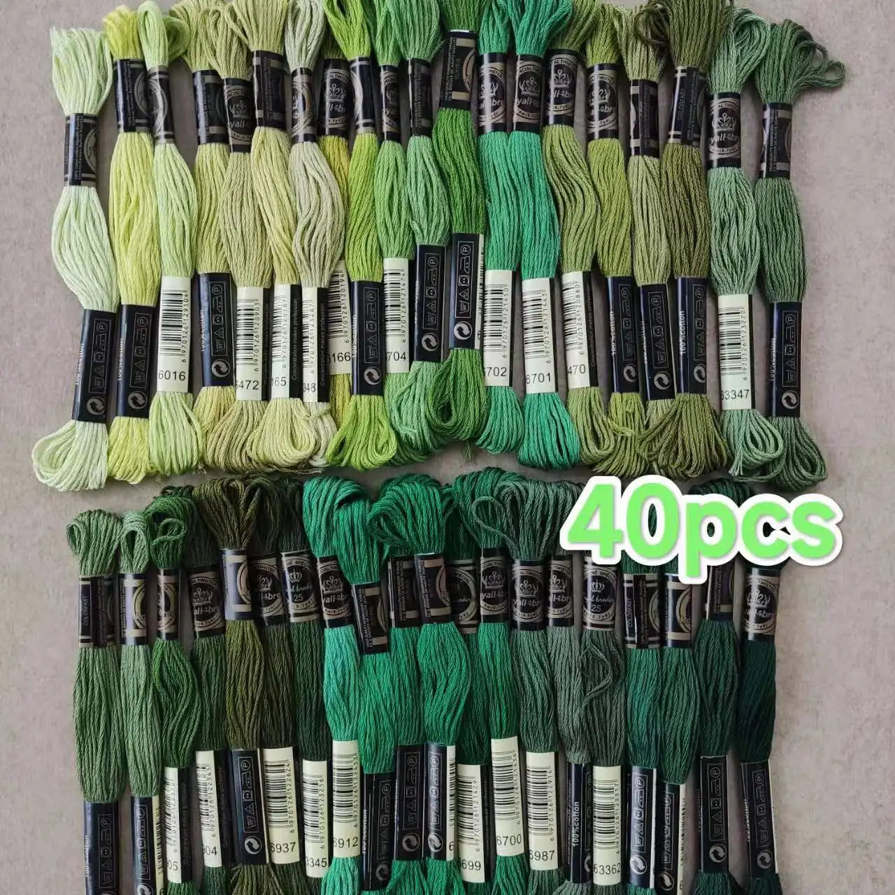 100% Cotton High Quality Cross stitch Floss Embroidery thread  Hand Knitting Sewing Weaving 8m 447 color