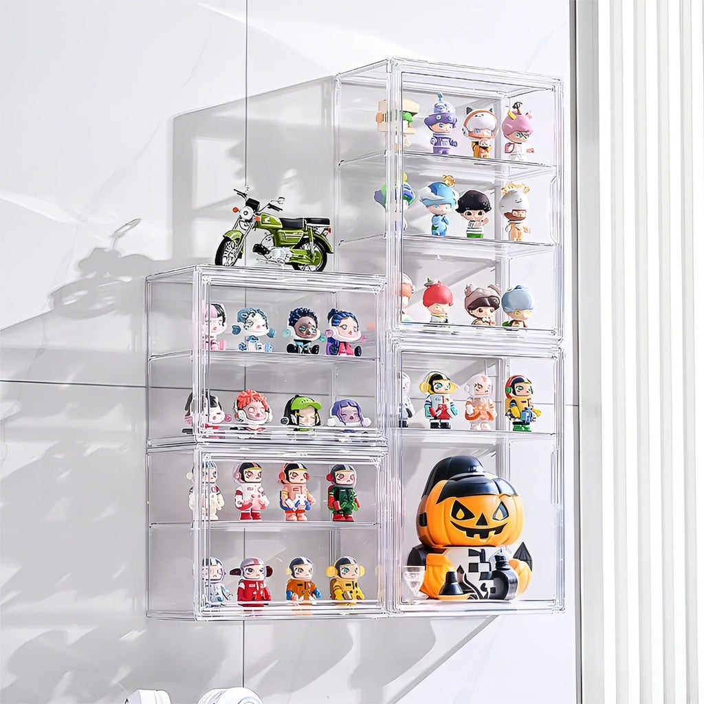 Figurine Showcase Wall Mounted Collectibles Box