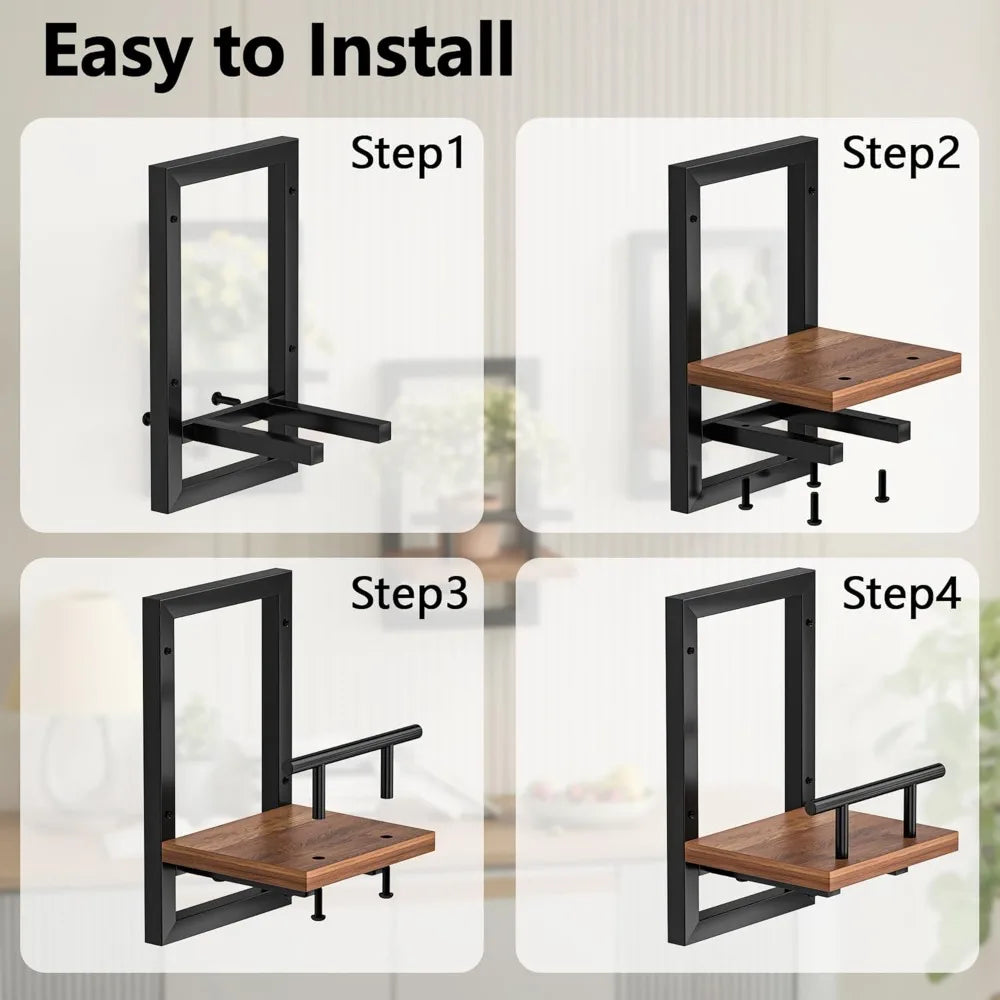 Floating Wall Shelves for Plants and Decor,