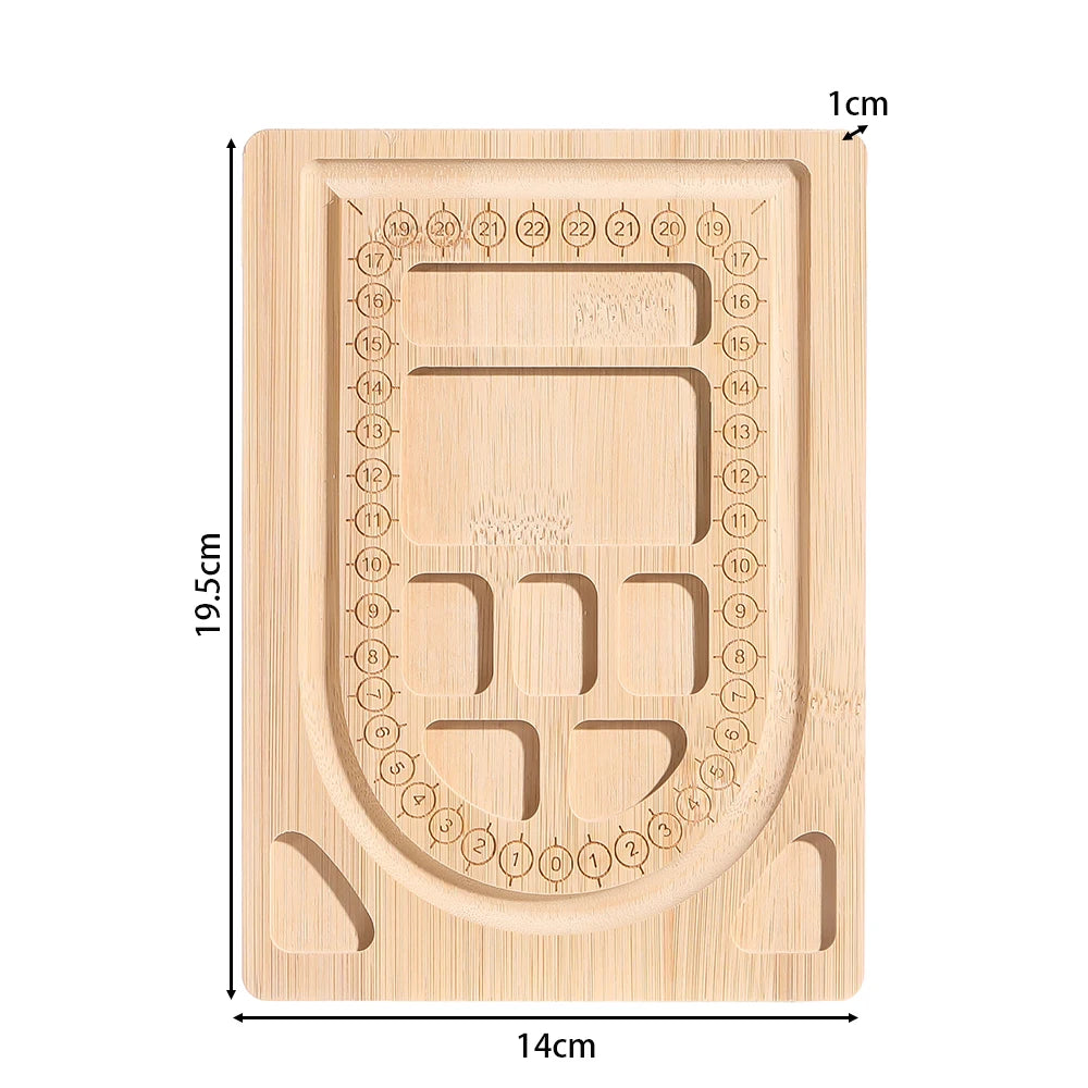 Wooden Flocked Beading Tray various lengths