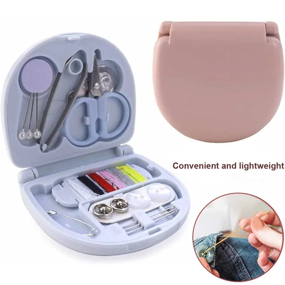 1-2Pack Min Travel Sewing Kit Portable DIY Supplies Beginner Friendly