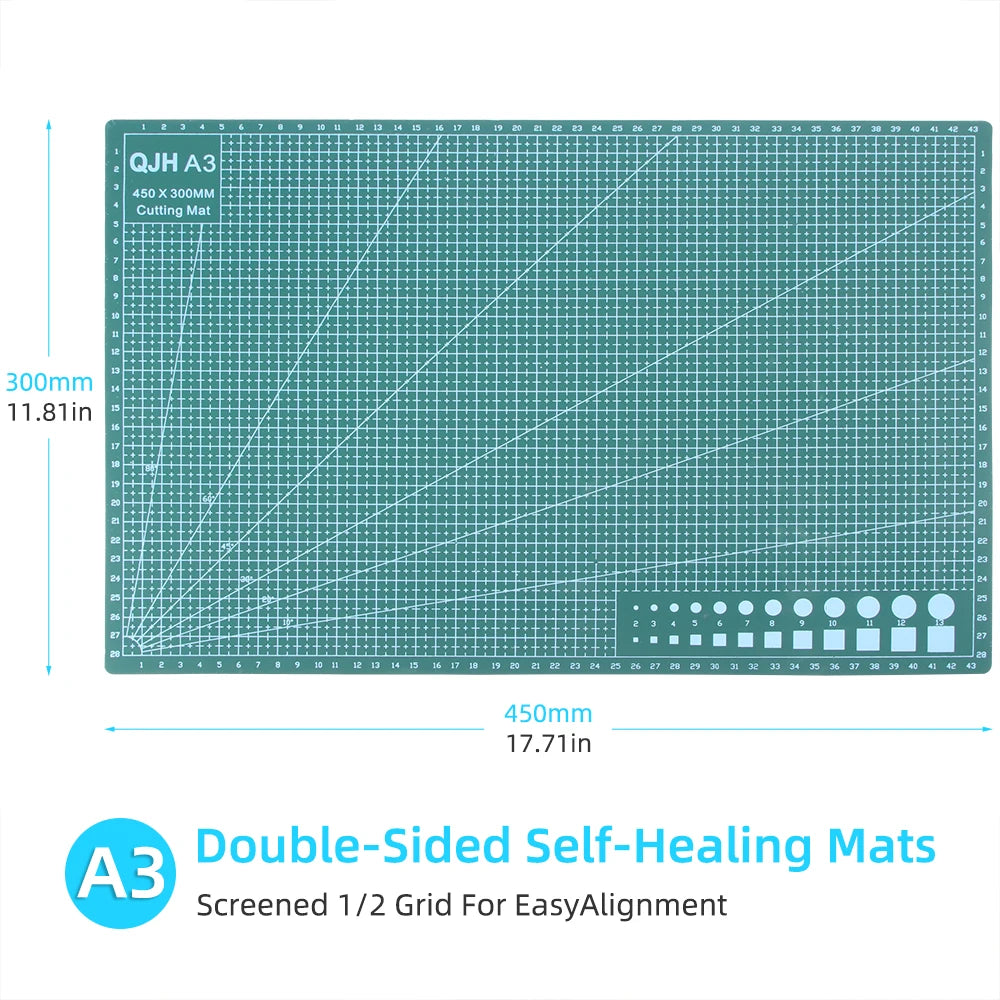 PVC Self-Healing Cutting Mat Double-Sided