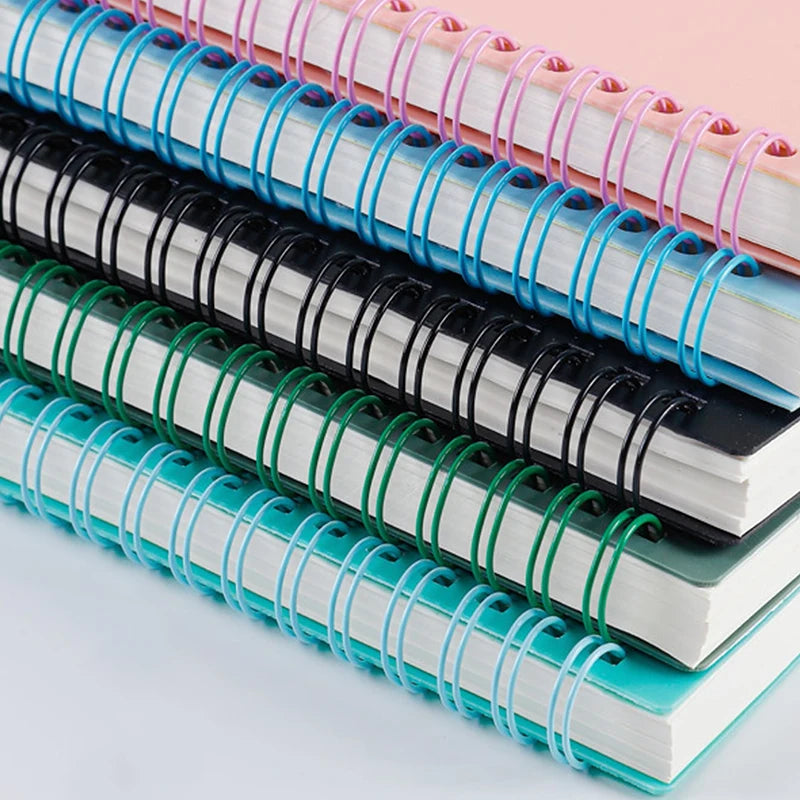 A5 Vintage Spiral Notebook, 80 Sheets/160 Pages
