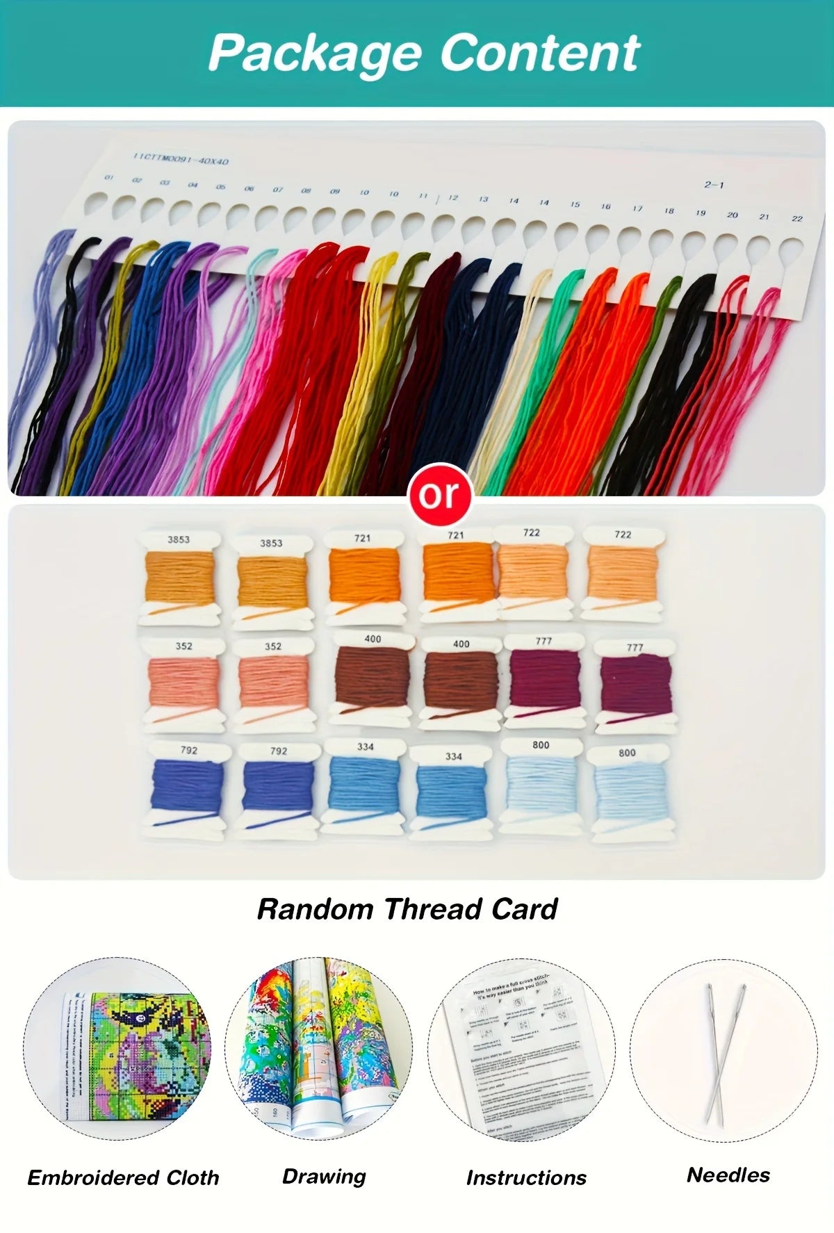 Peacock stamped cross stitch kit DIY kit 11CT/14CT