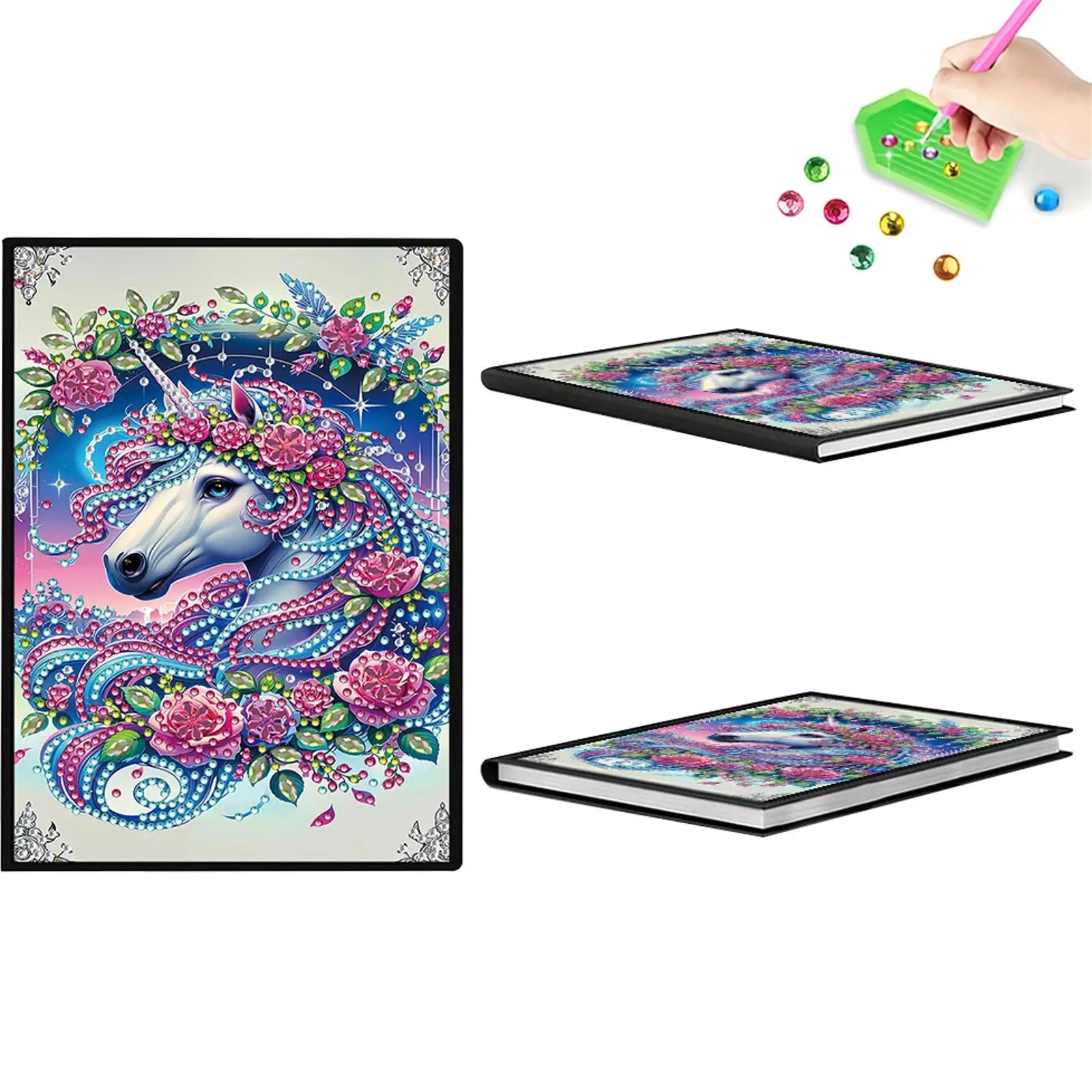 50-Page A5 Size 5D DIY Diamond Art Painting Notebook