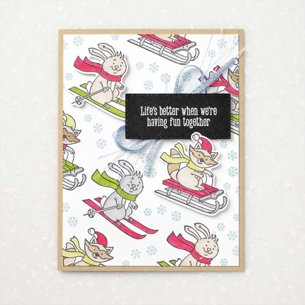 Christmas Series Cutting Die Transparent Seal Stamp