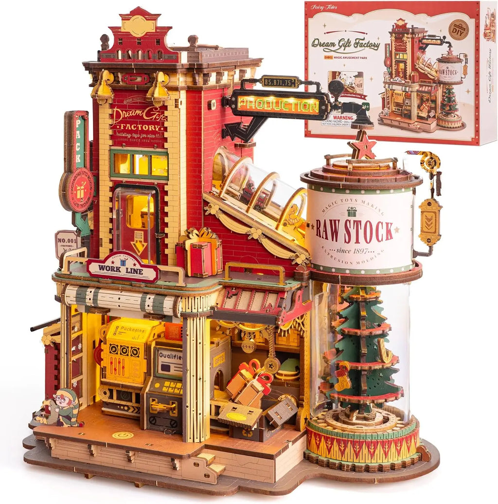 Robotime Rokr Wooden Music Box  Factory 3DPuzzles Model Kits