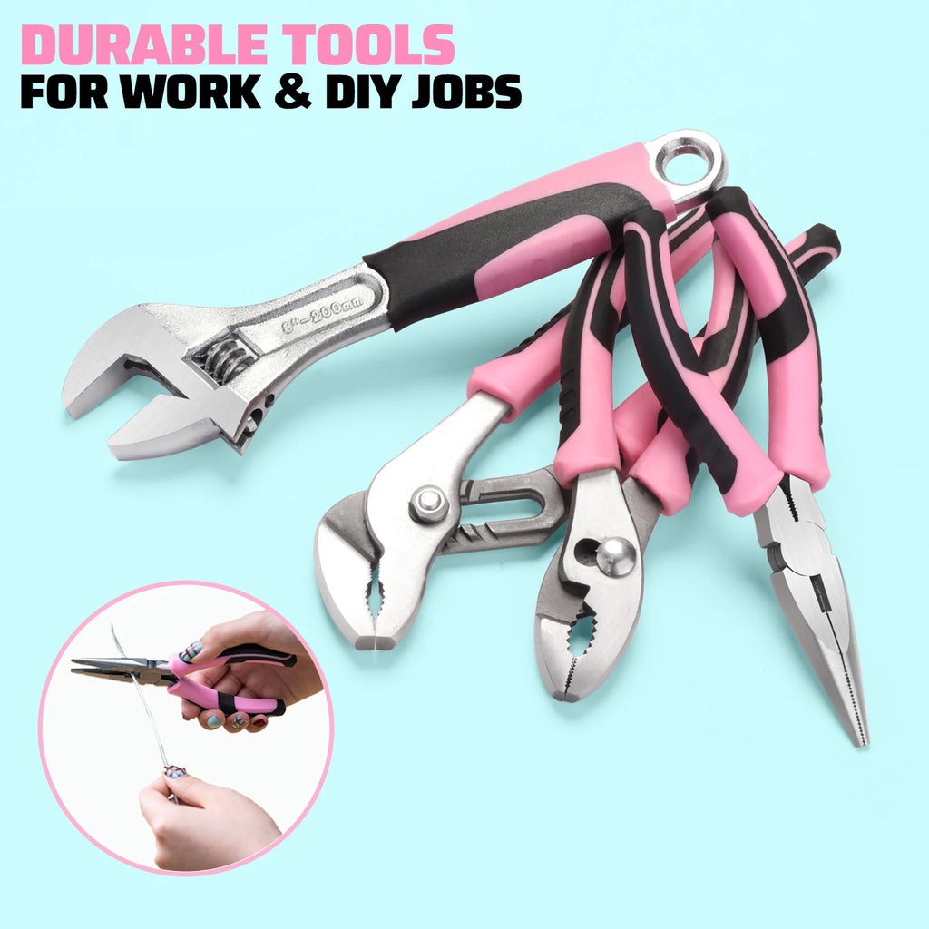 240-Piece  General Household Repairing Tool Kit with Storage Bag,