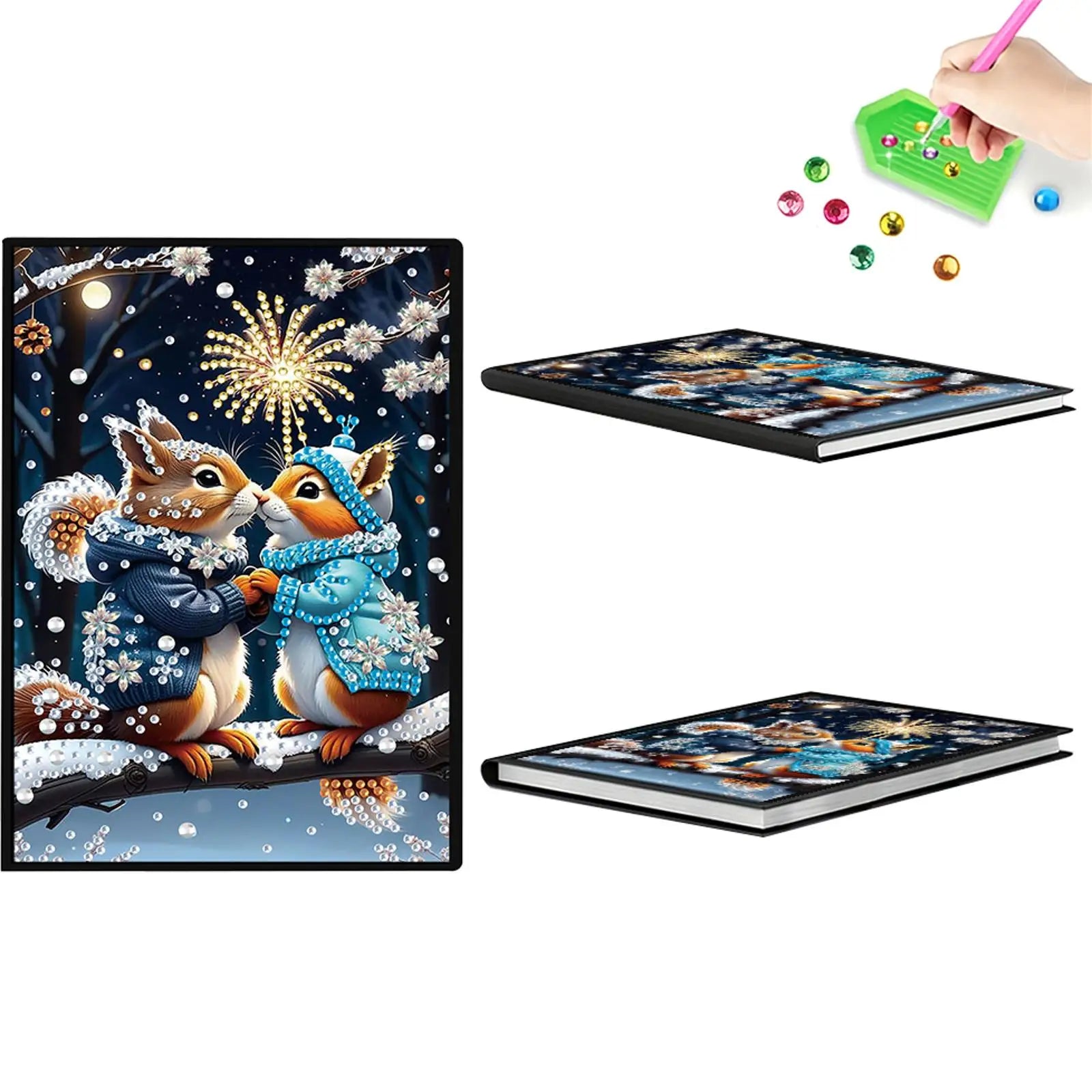 50-Page A5 Size 5D DIY Diamond Art Painting Notebook