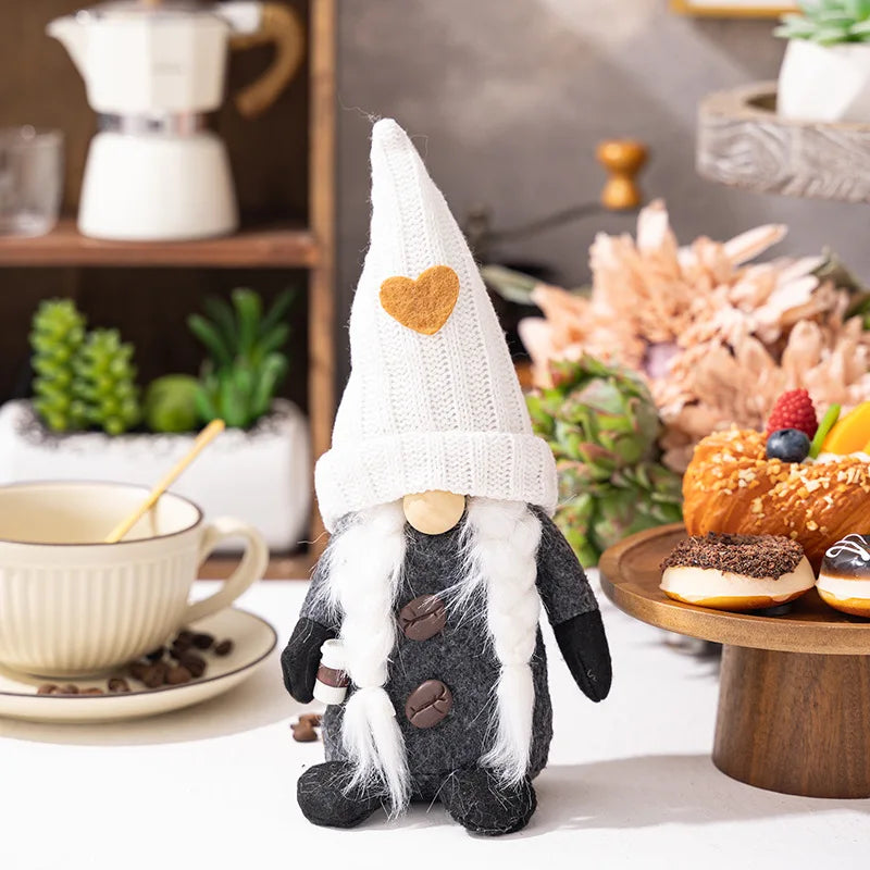 4 Styles Coffee Gnome Dolls Plush Nordic Doll