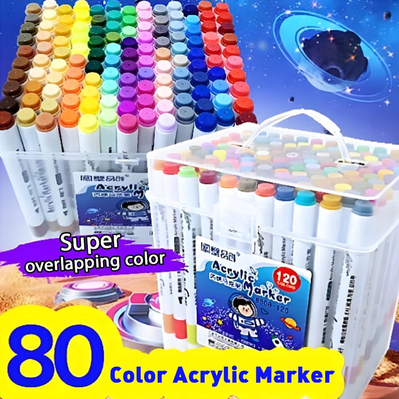 Liquid Ink Art Acrylic Paint Markers Set for Art and DIY Craft
