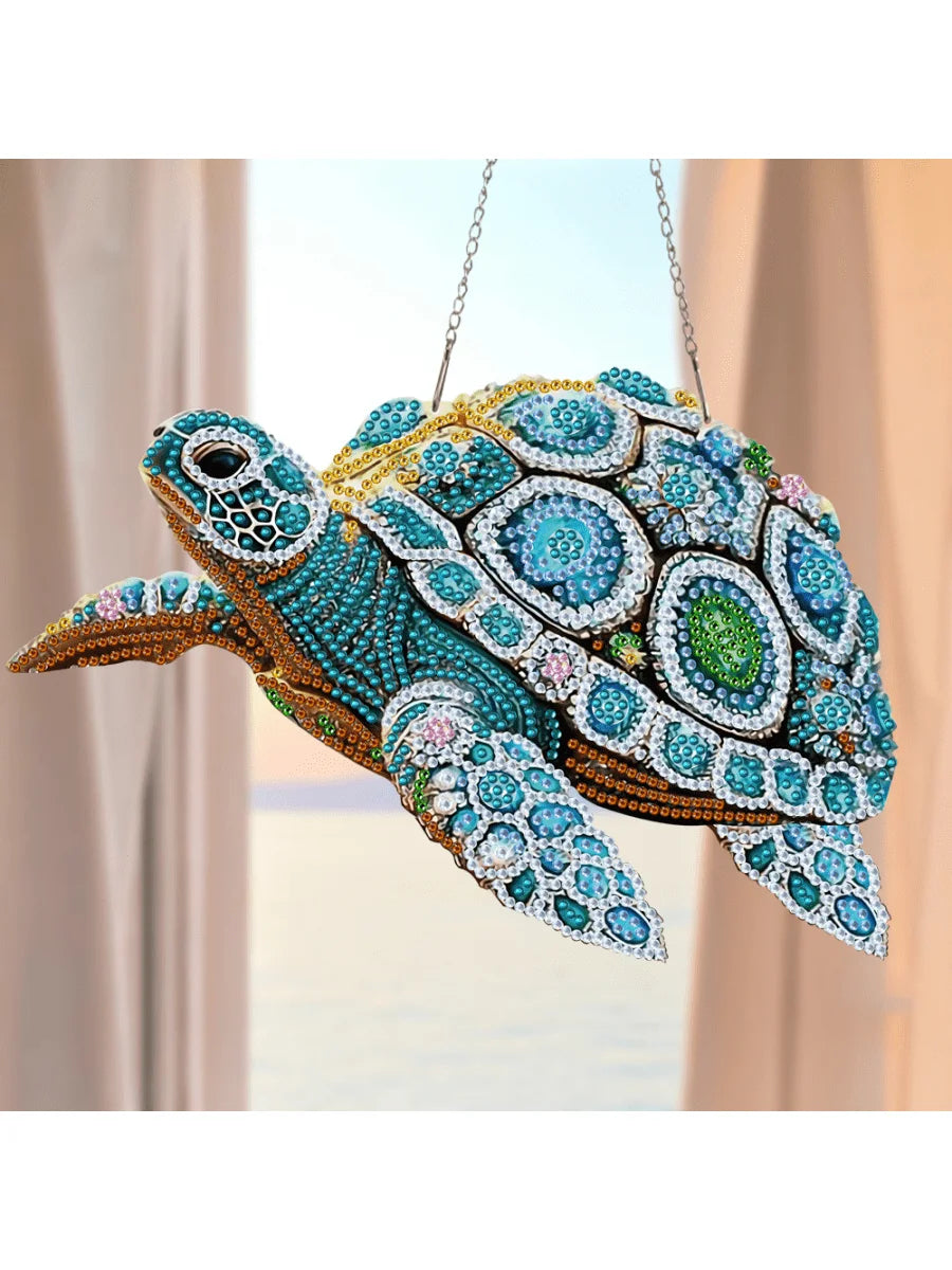 1pc Gorgeous Turtle  Acrylic Diamond Painting Kit,