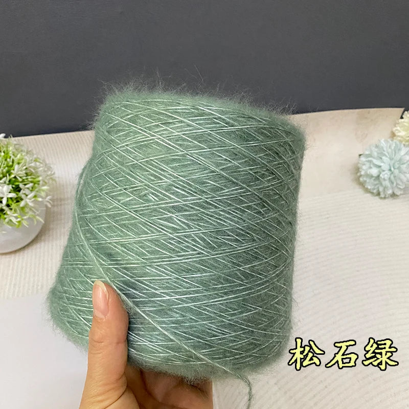 500G/PC Mohair Yarn High Quality Super Soft And Warm