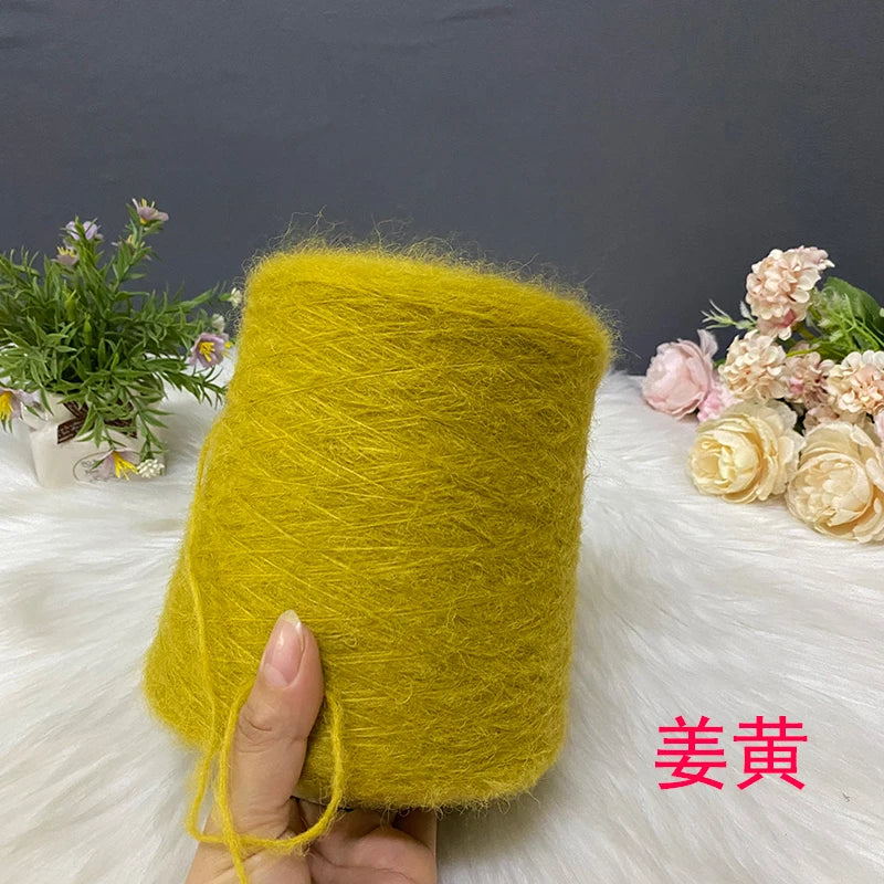 500G/PC Mohair Yarn High Quality Super Soft And Warm