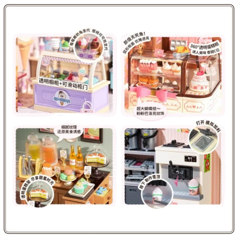 Rolife Super World Cake Shop Building Blocks Assembling