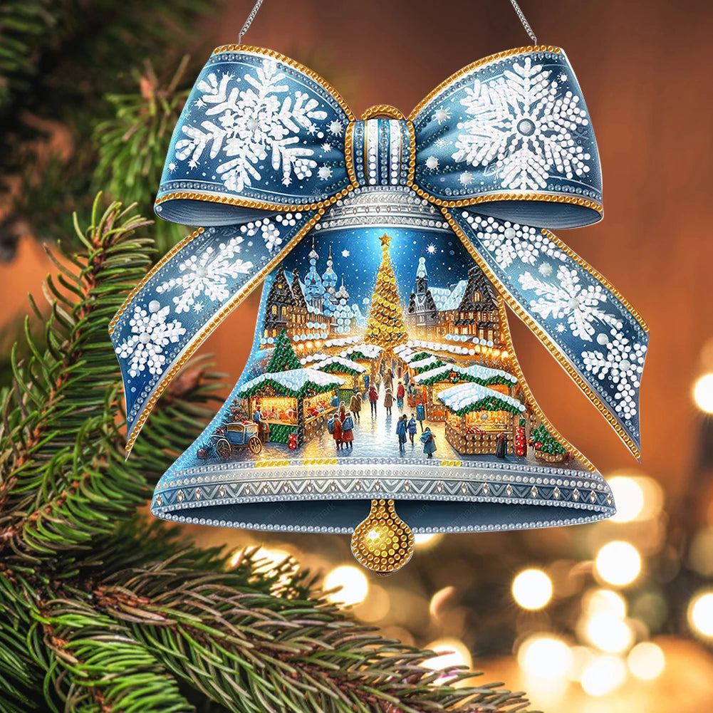 Acrylic 2D/Flat DIY Special Shape Hanging Diamond Art Kits Rhinestone r