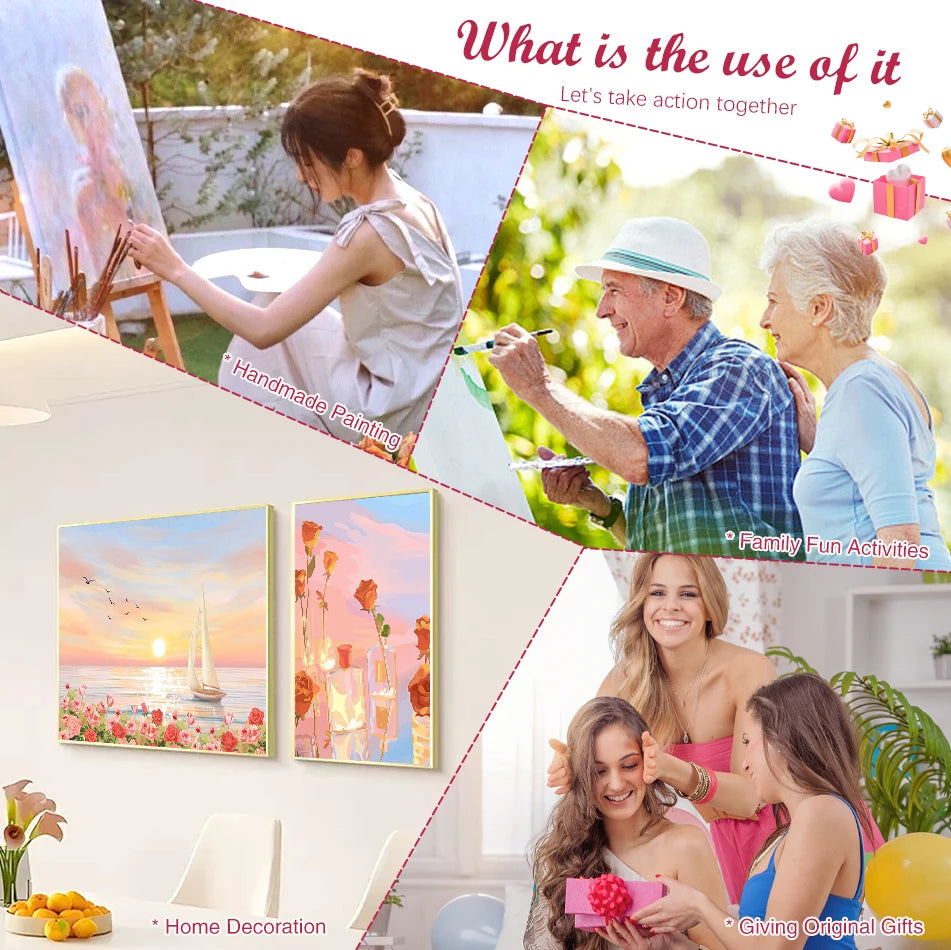 Paint By Numbers Cute dog Animals