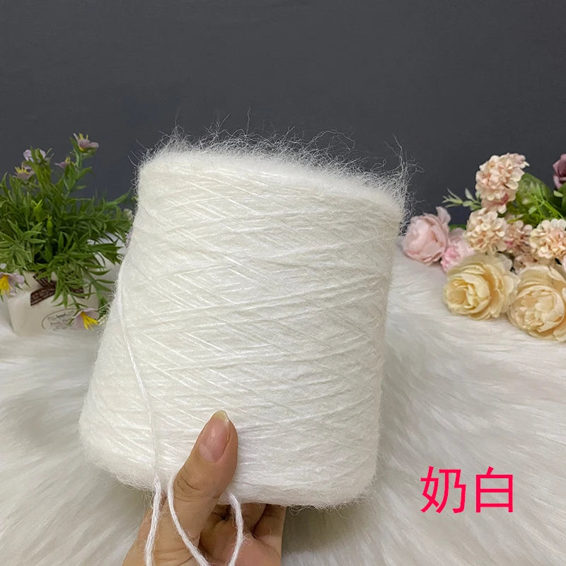 500G/PC Mohair Yarn High Quality Super Soft And Warm