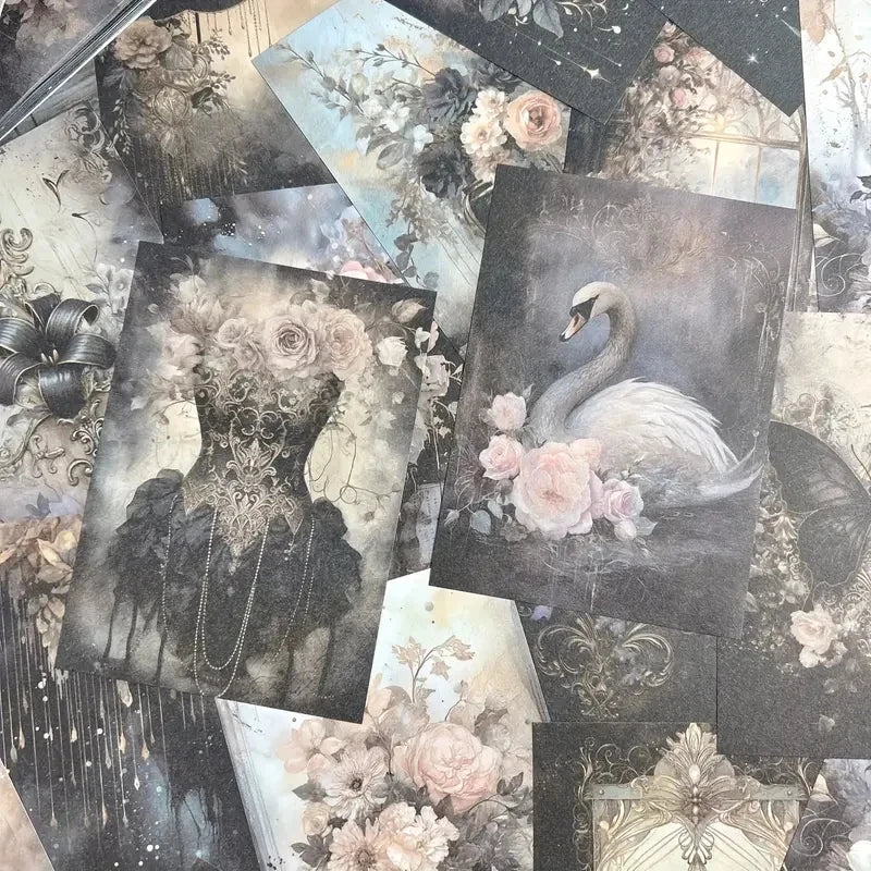 Vintage scrapbooking material paper handmade