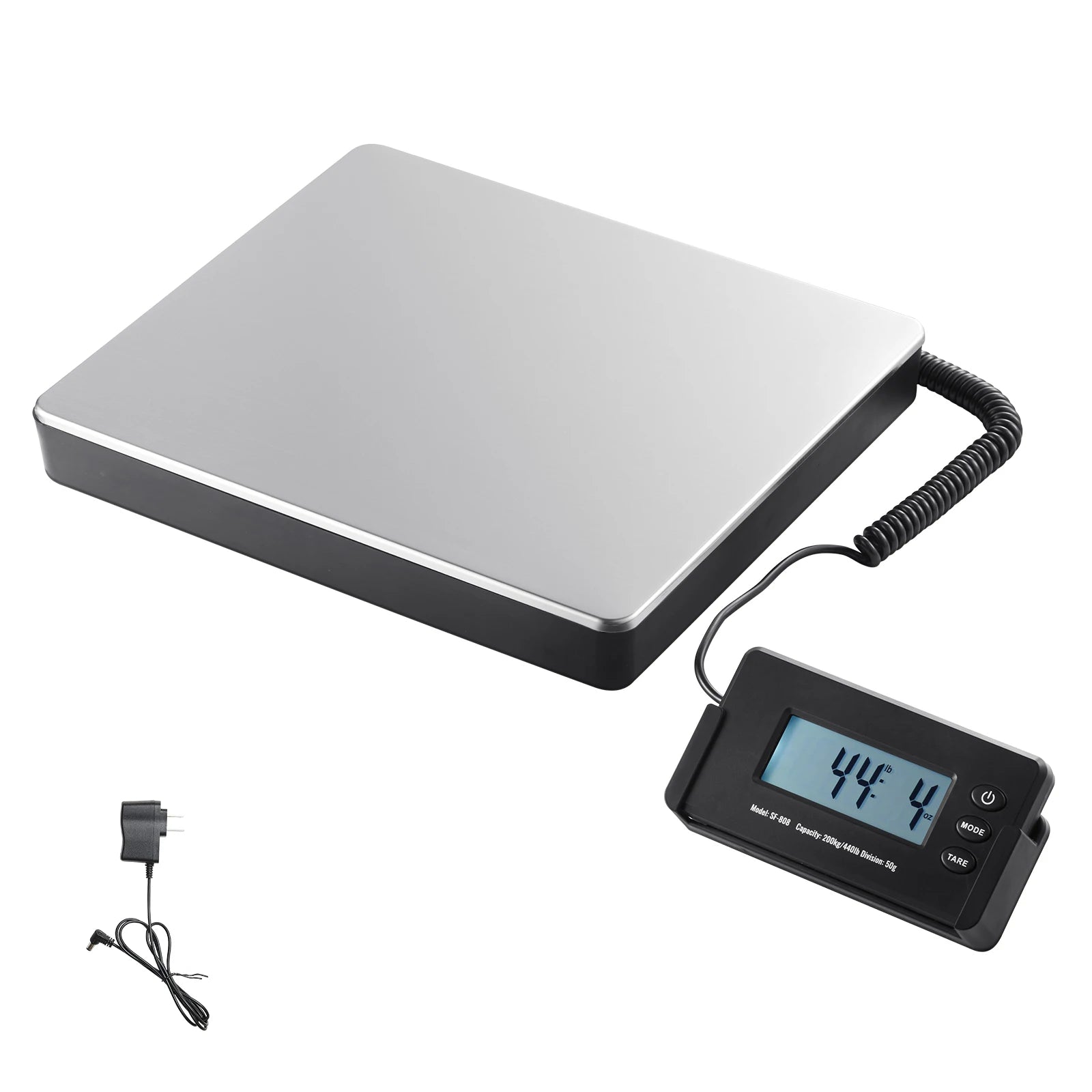 SucceBuy 440lbs Digital Shipping Scale Package Postal Scale for Home Post Office