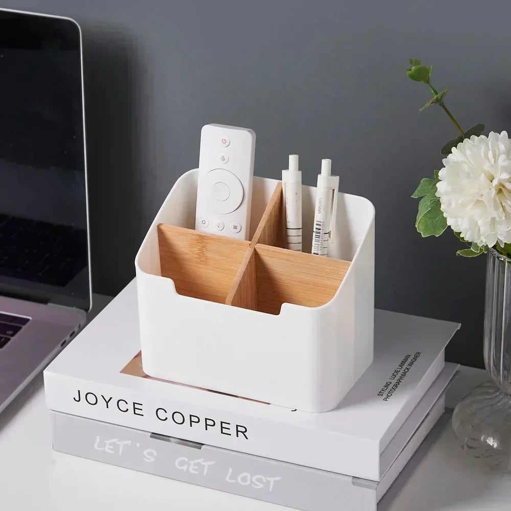 TV Remote Holder For Table Multipurpose Desktop Storage