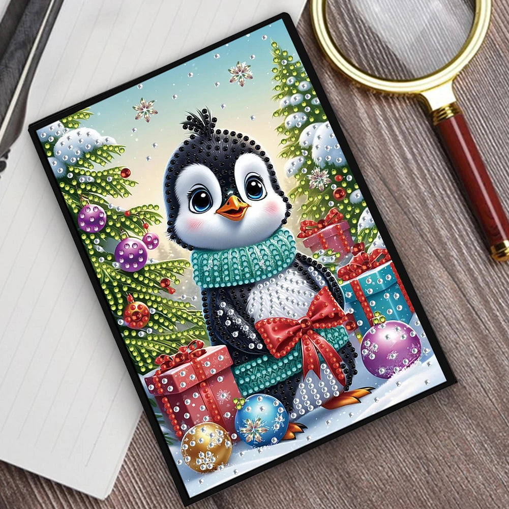 50-Page A5 Size 5D DIY Diamond Art Painting Notebook