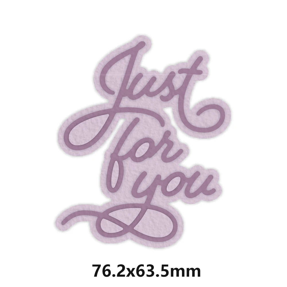 Happy Festive Birthday Wishes Metal Cutting Dies Sentiments Words Diecut Set For DIY Scrarpbooking Paper Crafts Cards Making New