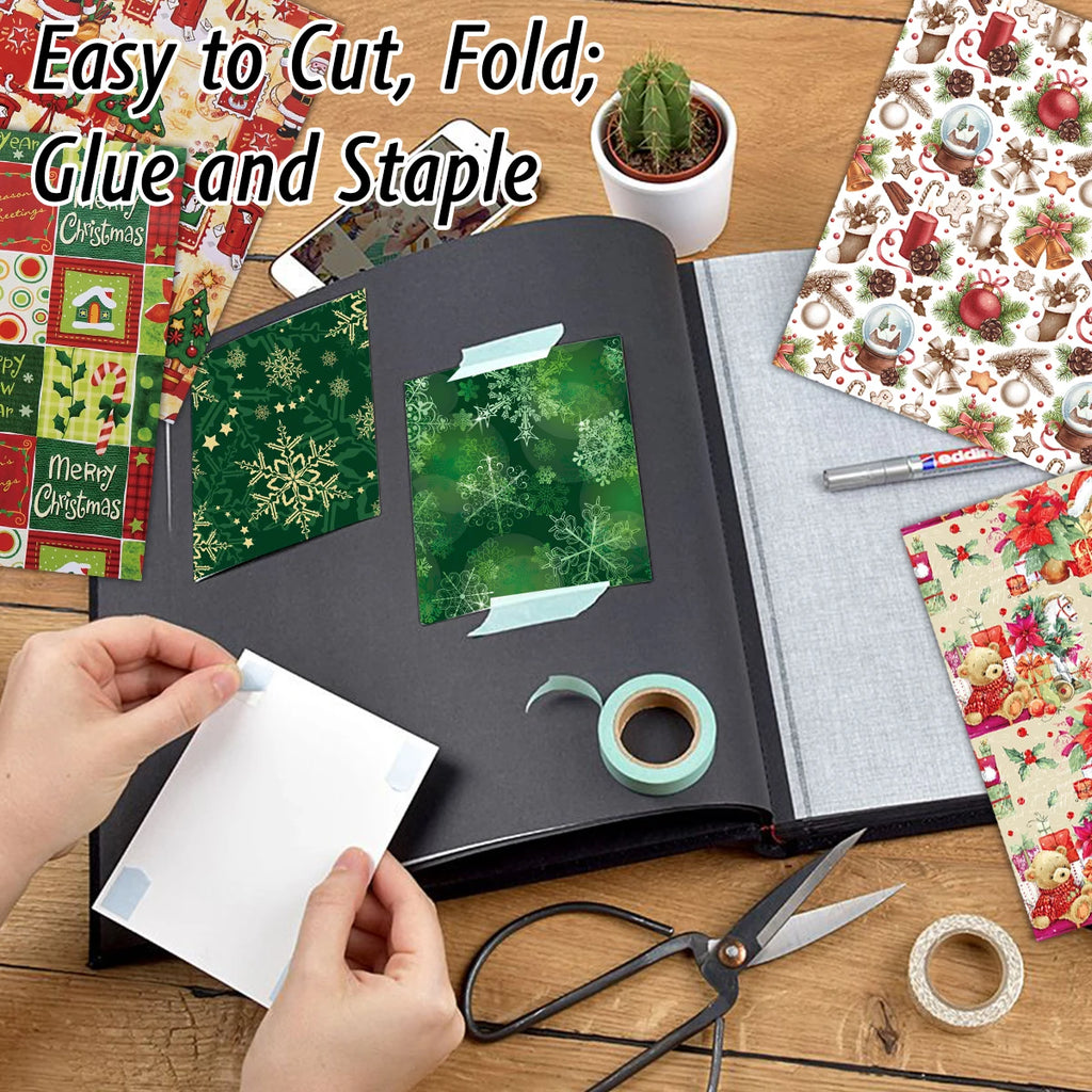 24Sheets Merry Christmas Scrapbook Paper Pad