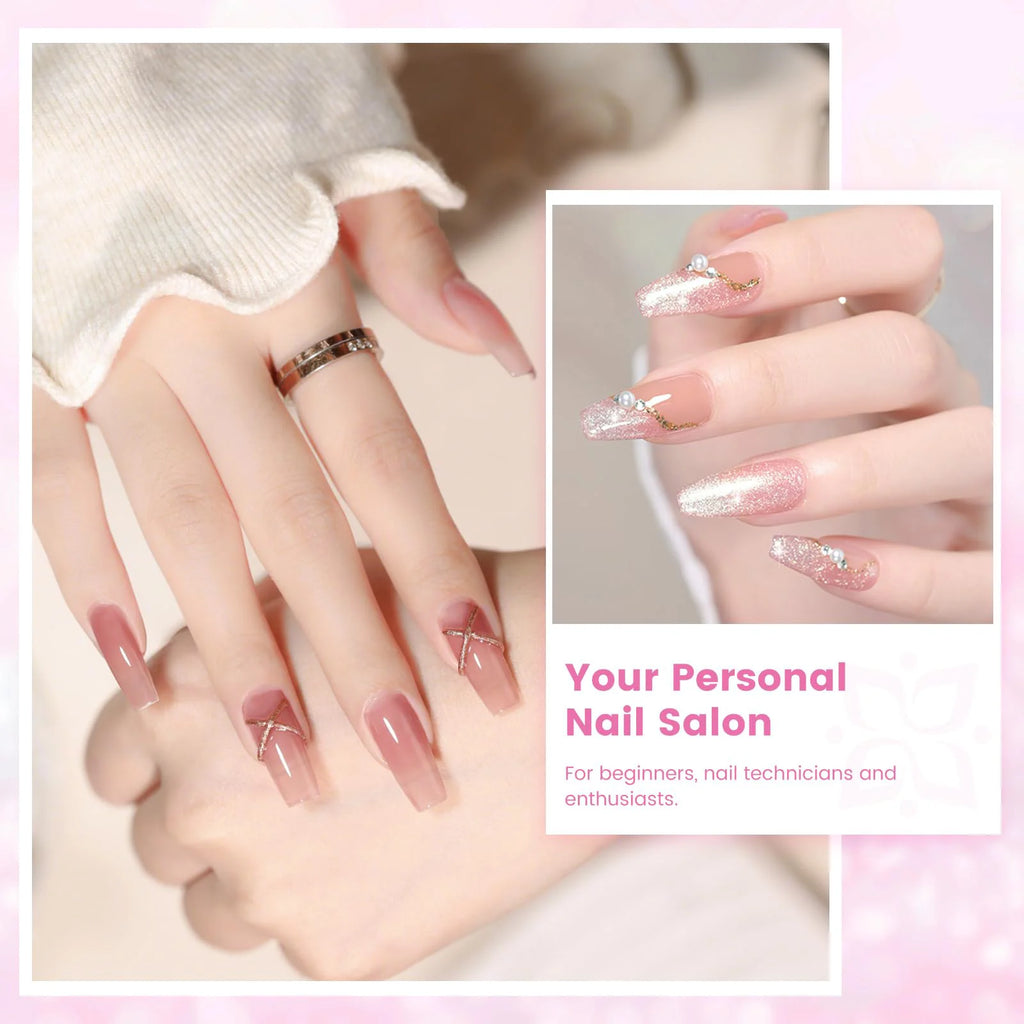 Acrylic Nail Kit ,Clear White Pink 28g Acrylic Powder and 75ml Liquid Set