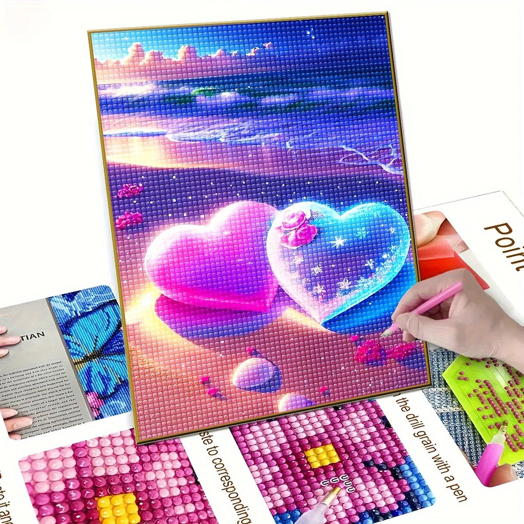 1-piece DIY seaside landscape pattern full diamond art