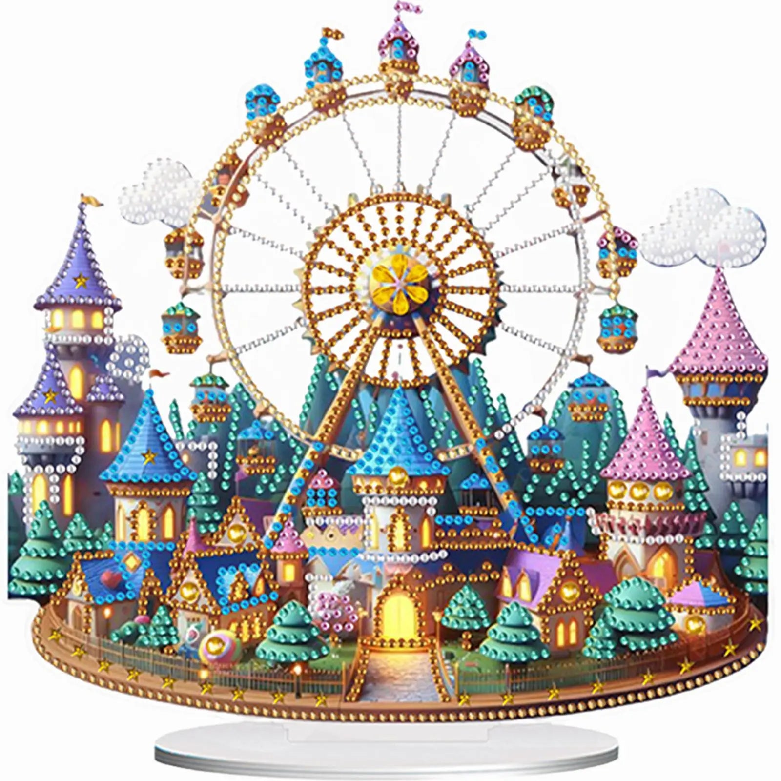 Acrylic Special Shaped Beautiful Ferris Wheel Desktop