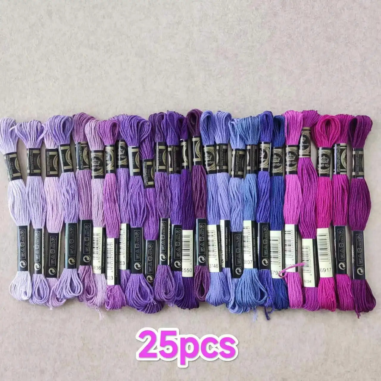 100% Cotton High Quality Cross stitch Floss Embroidery thread  Hand Knitting Sewing Weaving 8m 447 color