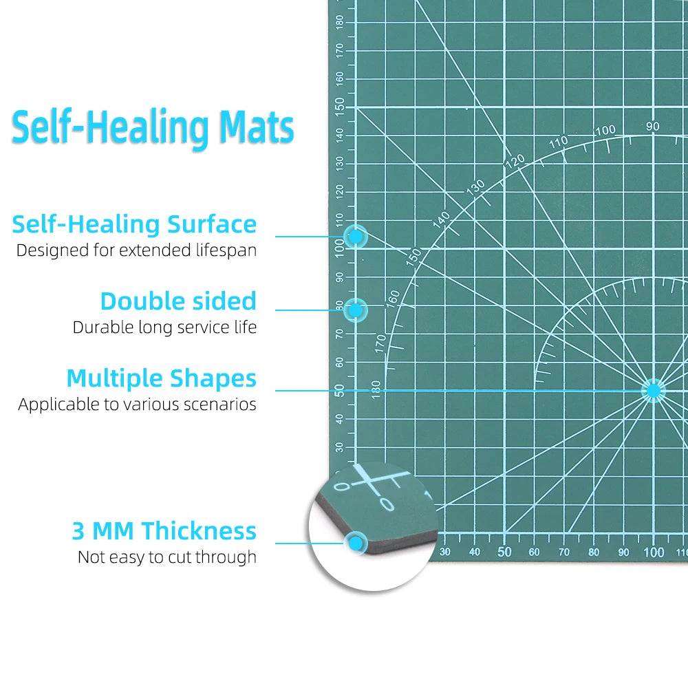 PVC Self-Healing Cutting Mat Double-Sided