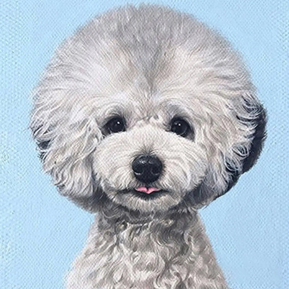 Oil Painting Puppy Paint By Number For Kids Picture Artcraft On Canvas