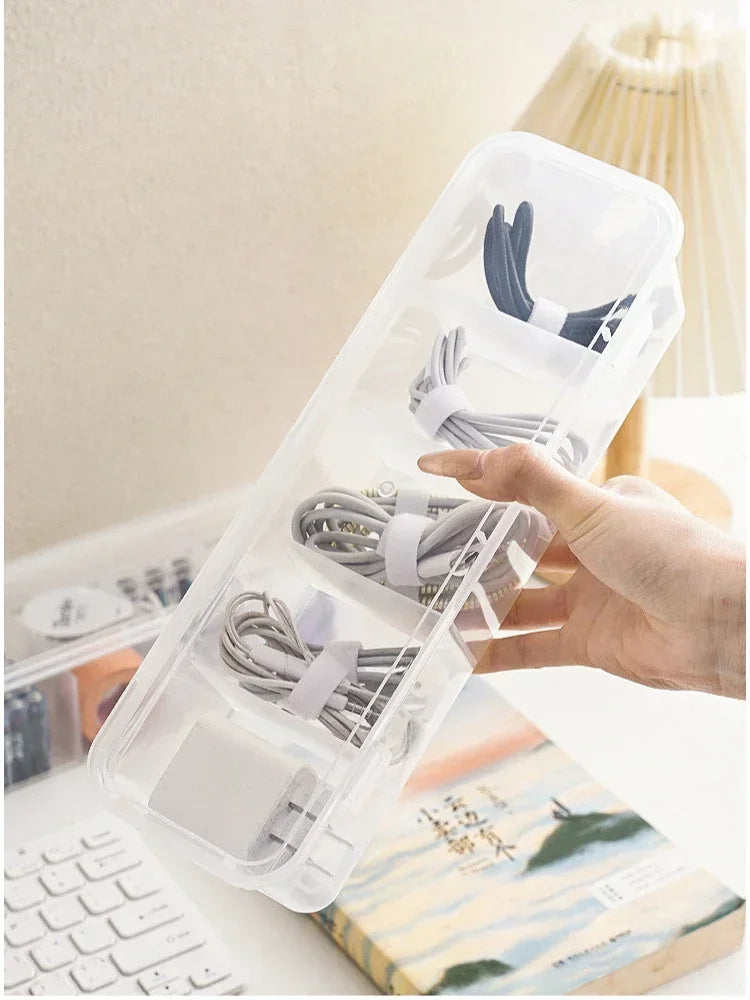 Organizer with Lid Clutter Collection Box for Office Home