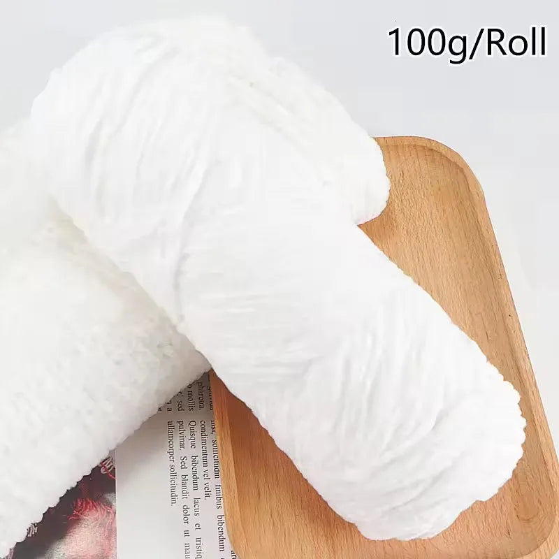 Thick Chenille Velvet Yarn 100g/Roll