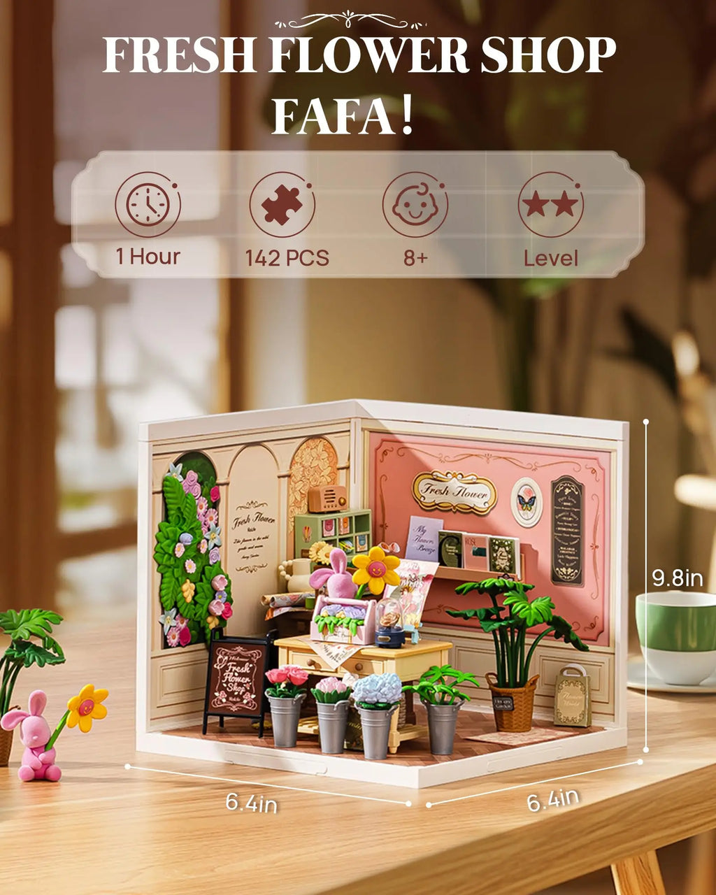 Robotime Rolife Super Creator Series Dollhouse Building Blocks for kids 14 y +