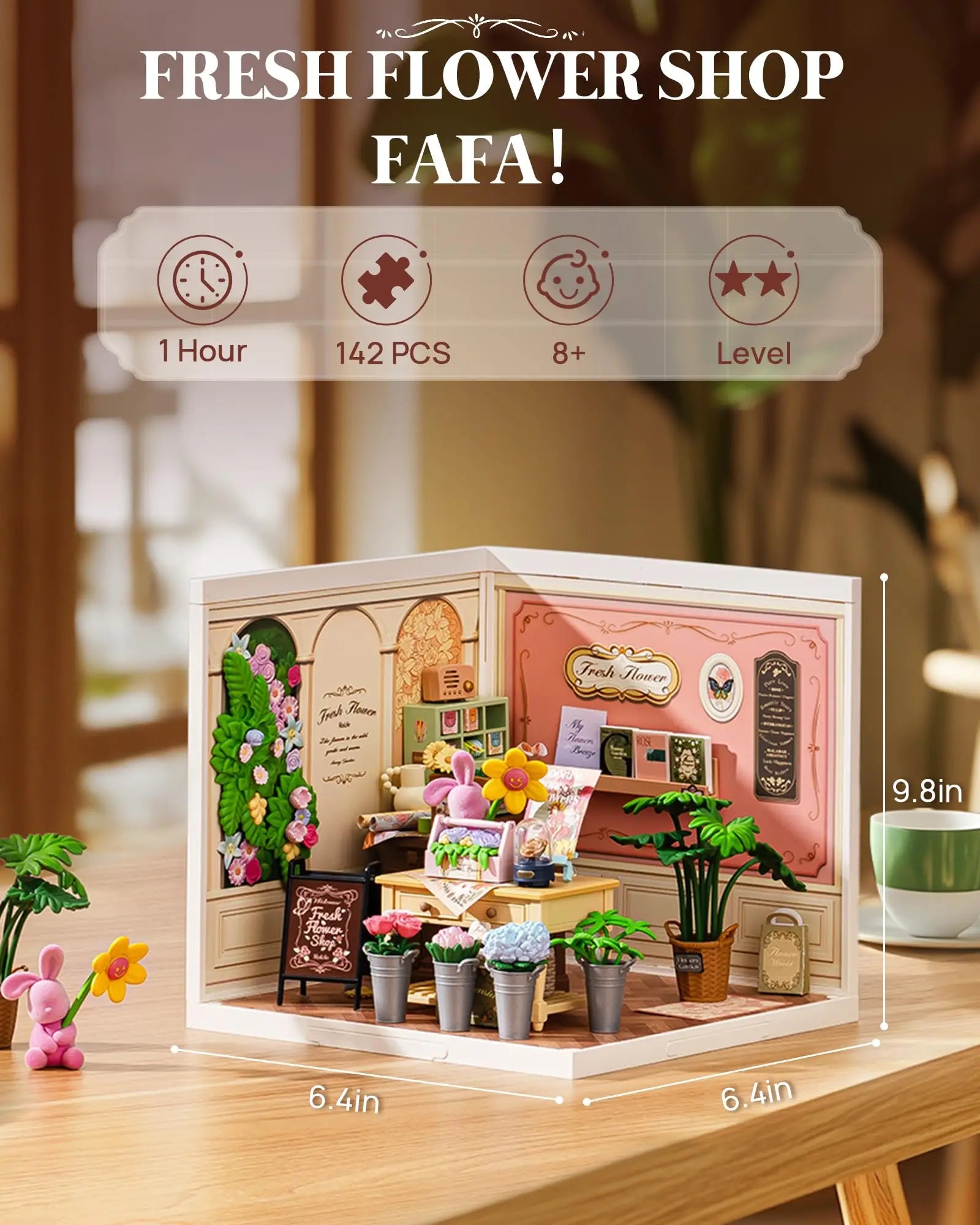 Robotime Rolife Super Creator Series Dollhouse Building Blocks for kids 14 y +