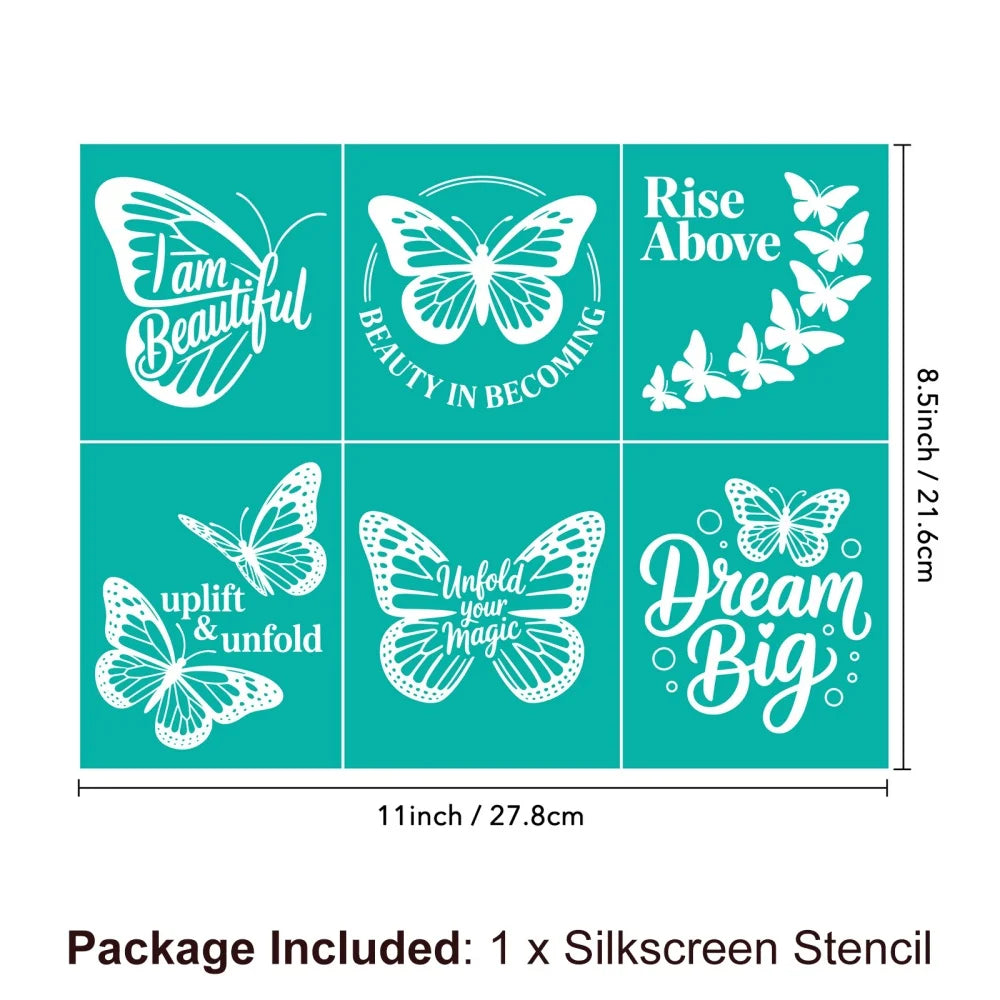 Silkscreen Stencil Reusable Self-Adhesive Silk Screen Printing Silk