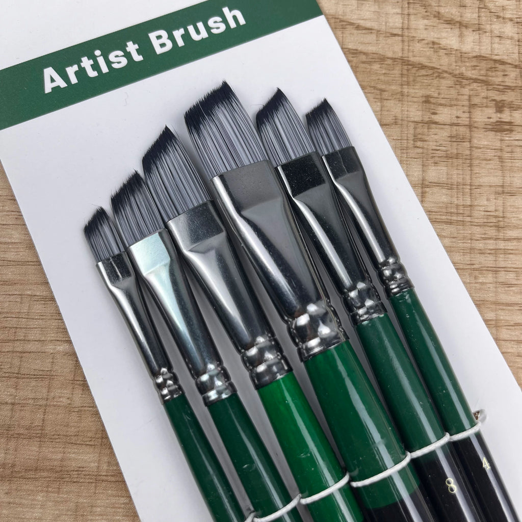 Professional Artist Paint Brush Set - 6 PCS,