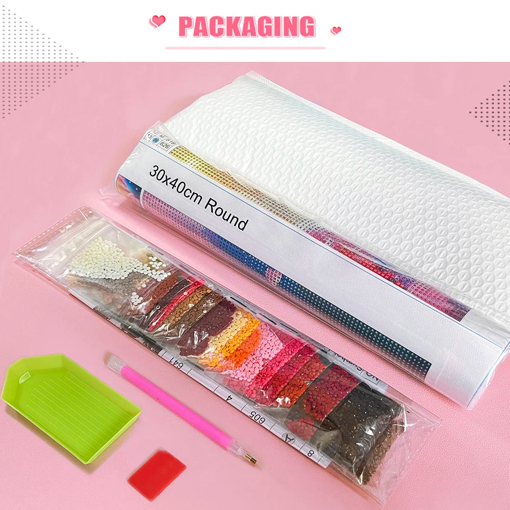 5D Diy Diamond Painting Fantasy Moon Tree Landscape kit