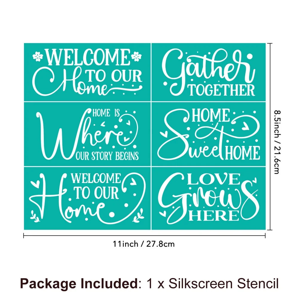 Silkscreen Stencil Reusable Self-Adhesive Silk Screen Printing Silk