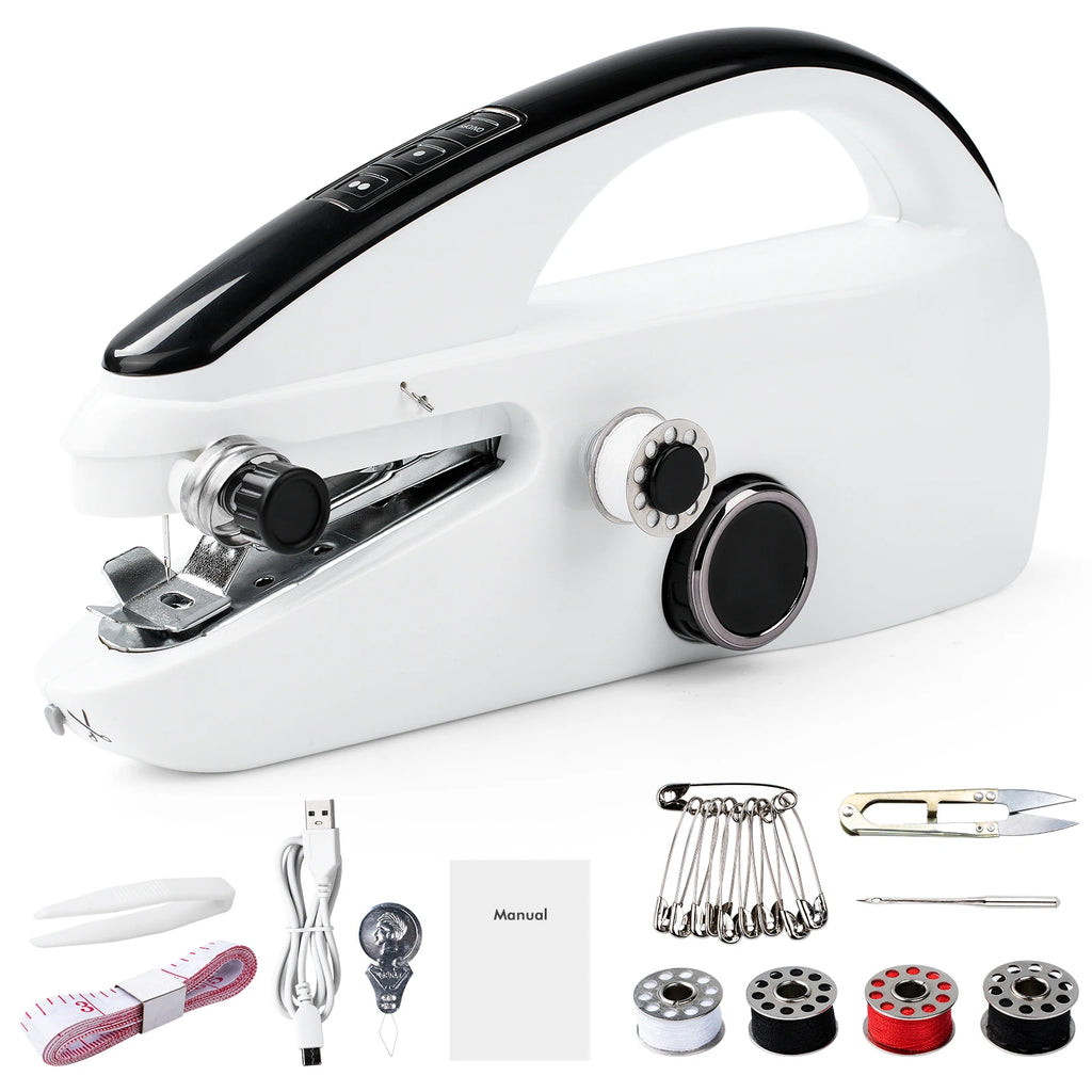Portable Electric Sewing Machine with Sewing Accessories
