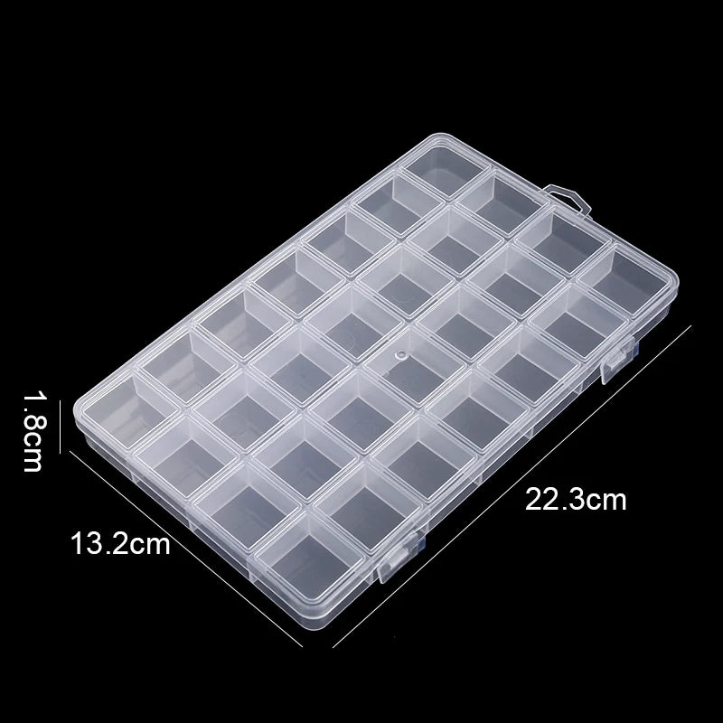 Transparent Storage Containers, 7 different sizes