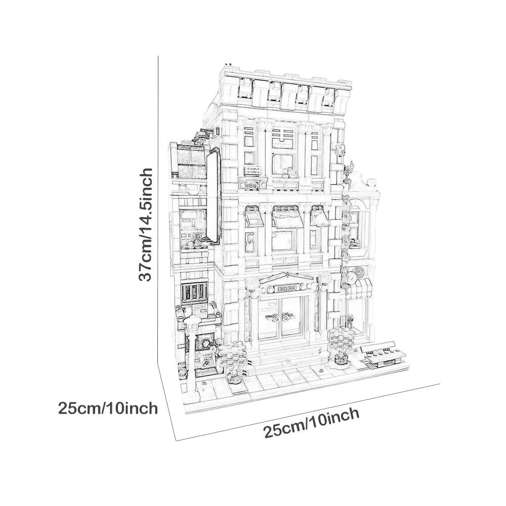 Creative Ideas Compatible 10224 King with figure Street View Building Block