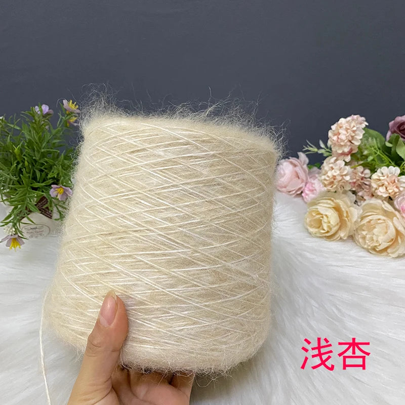 500G/PC Mohair Yarn High Quality Super Soft And Warm