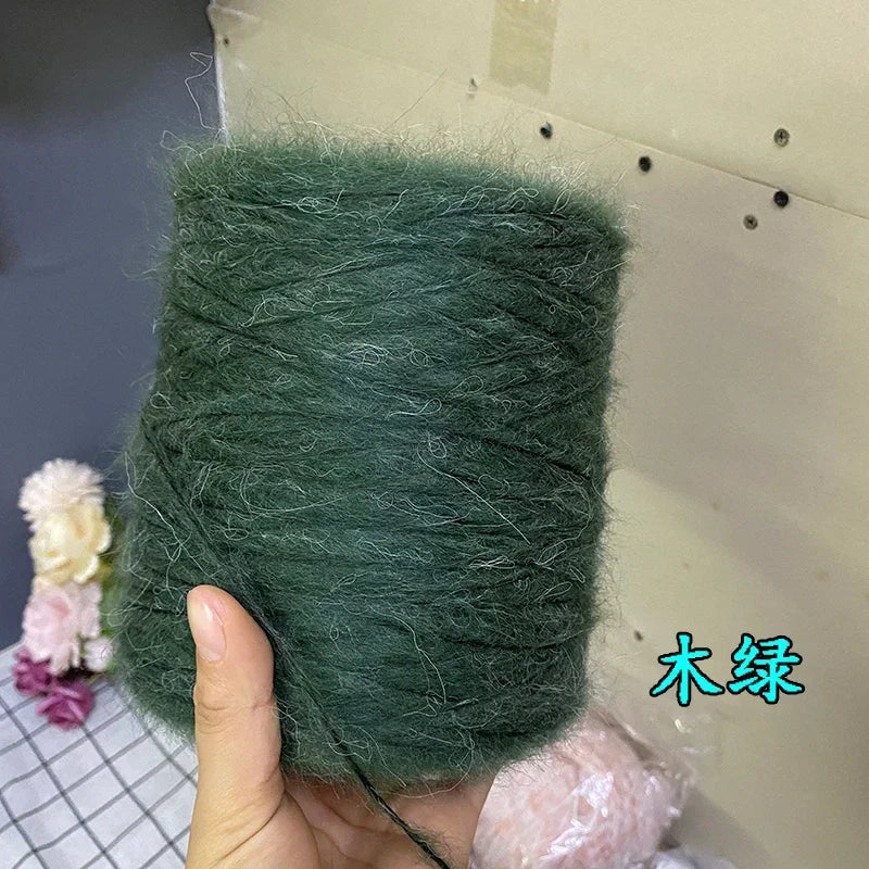500G/PC Mohair Yarn High Quality Super Soft And Warm