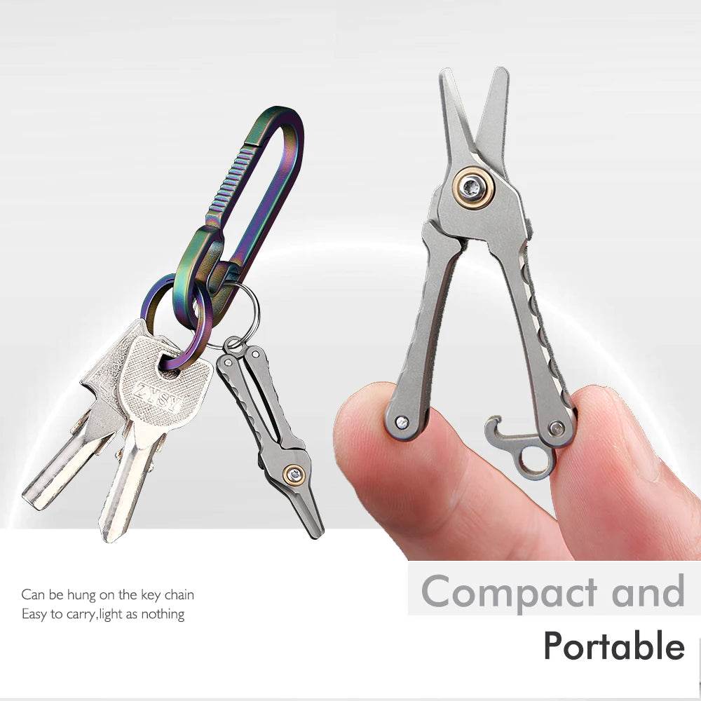 Portable Key Chain Accessory Beard Trimmer Eyebrow Trimmer